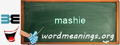 WordMeaning blackboard for mashie